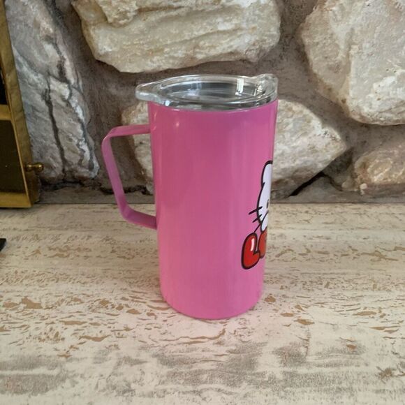 NWOT Blushing Hello kitty Love stainless steel insulated travel mug - Picture 5 of 10